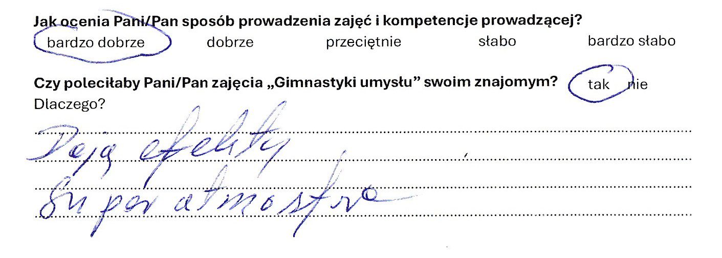 Gimnastyka umysłu Agata Rosowska opinie klientów