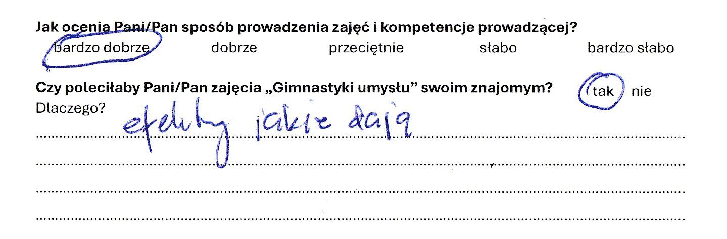 Gimnastyka umysłu Agata Rosowska opinie klientów