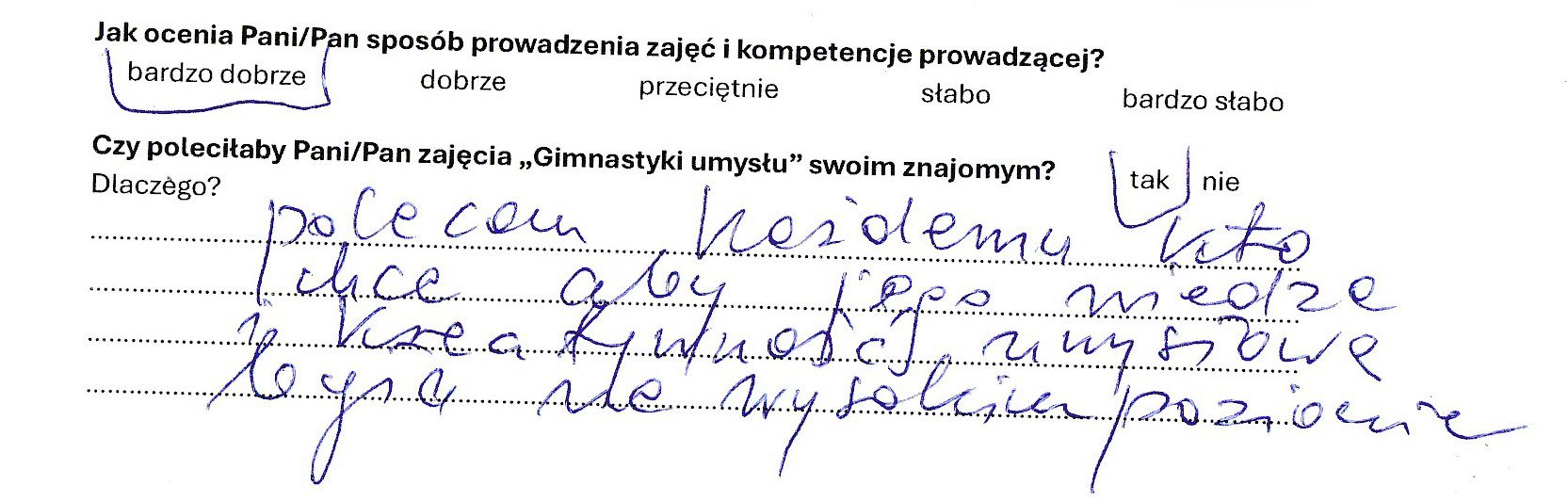 Gimnastyka umysłu Agata Rosowska opinie klientów