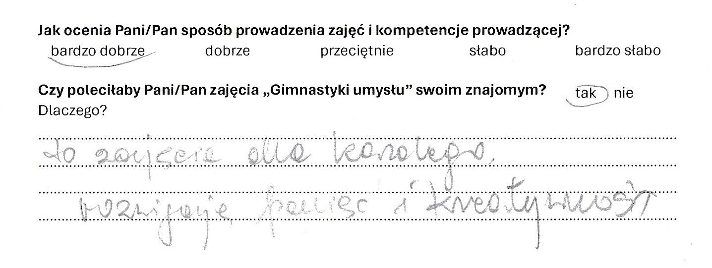 Gimnastyka umysłu Agata Rosowska opinie klientów
