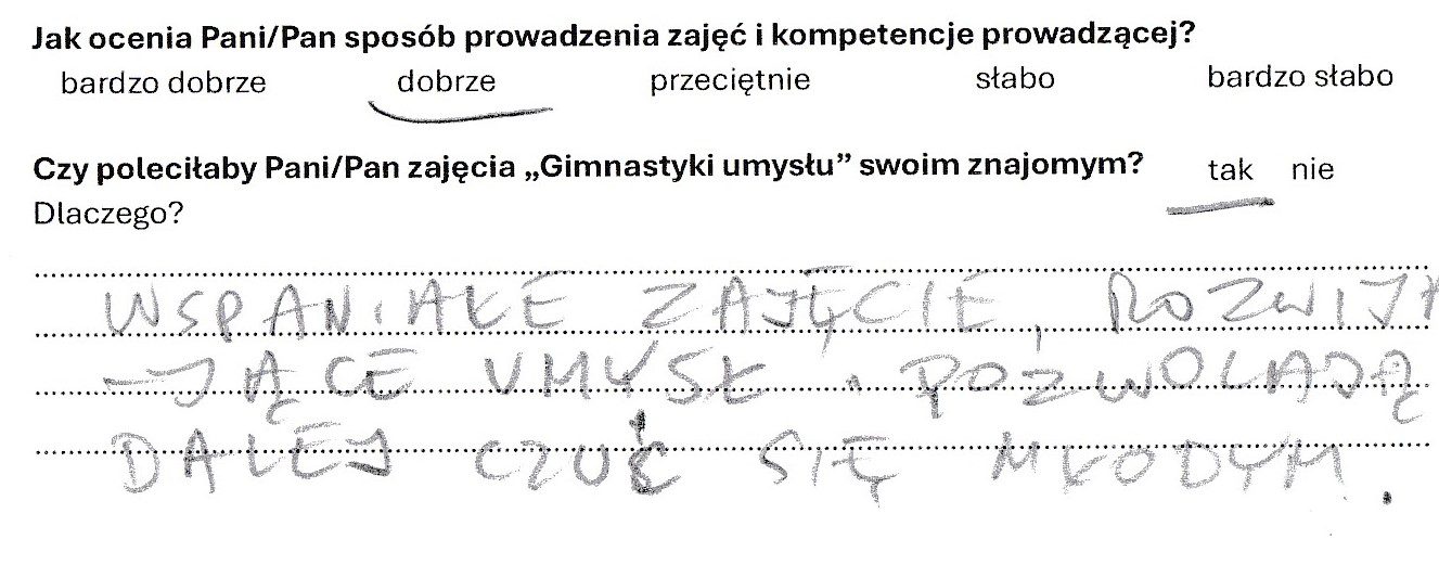 Gimnastyka umysłu Agata Rosowska opinie klientów