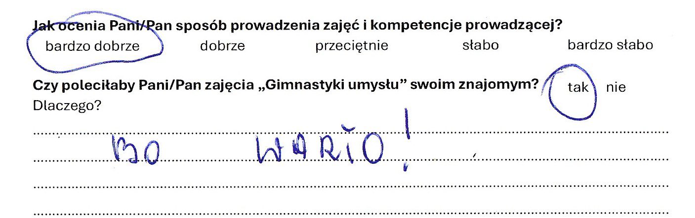 Gimnastyka umysłu Agata Rosowska opinie klientów