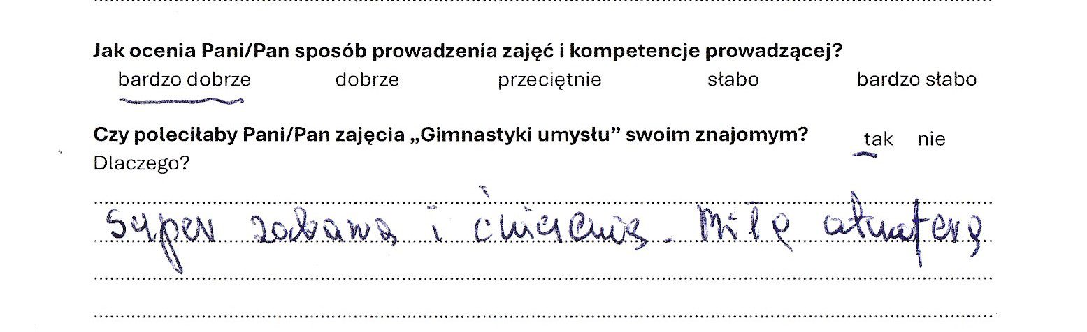 Gimnastyka umysłu Agata Rosowska opinie klientów