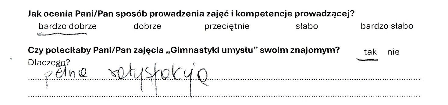 Gimnastyka umysłu Agata Rosowska opinie klientów