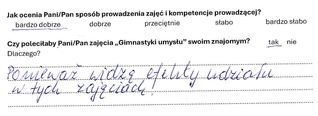 Gimnastyka umysłu Agata Rosowska opinie klientów