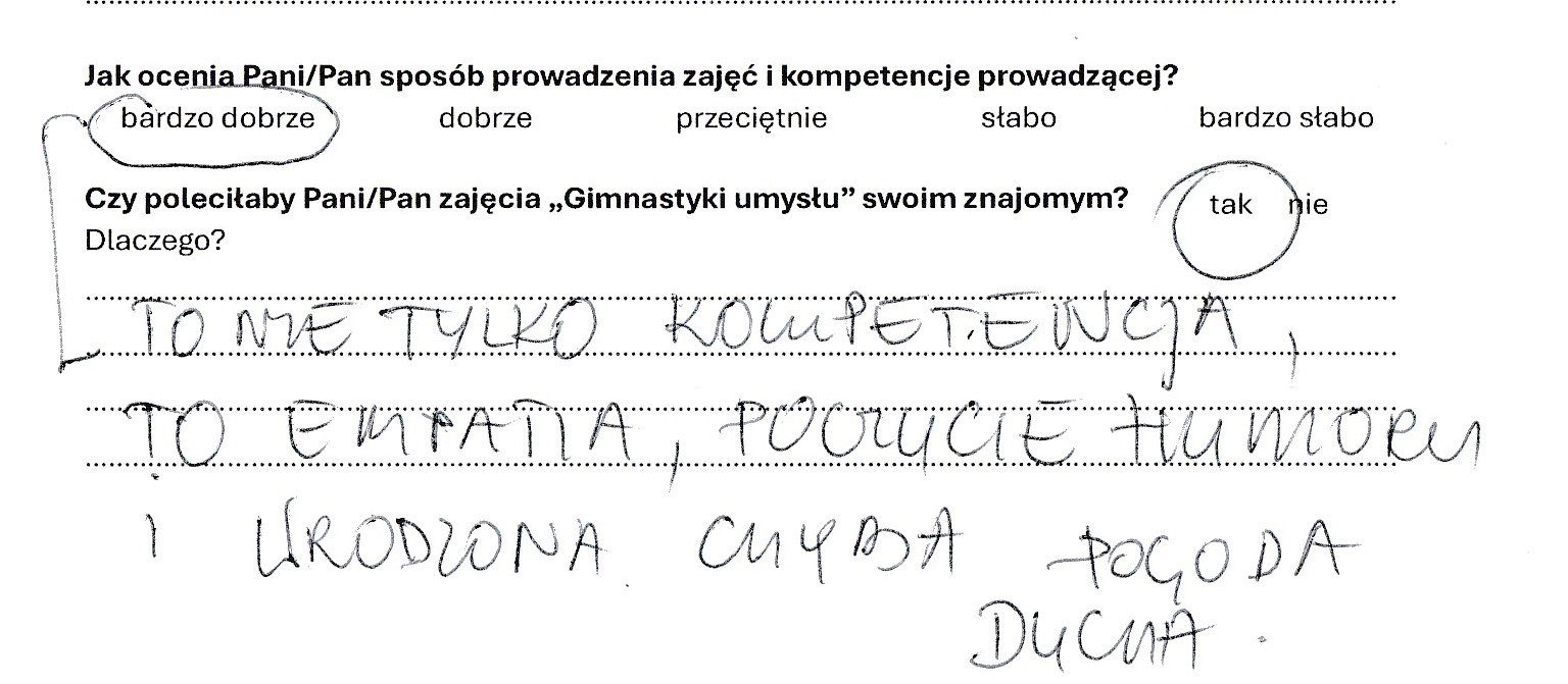 Gimnastyka umysłu Agata Rosowska opinie klientów